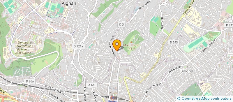 localisation de l'entreprise ANDO à BOIS-GUILLAUME