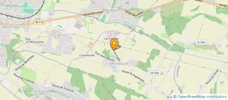 localisation de l'entreprise ANDO & CO  MONDOUZIL