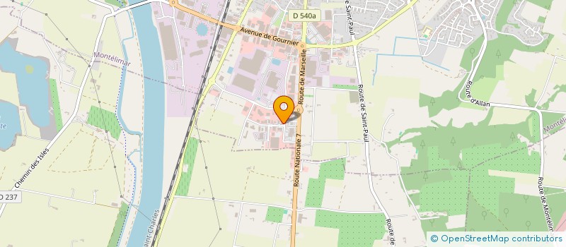 localisation de l'entreprise ANDOLIT à MONTELIMAR