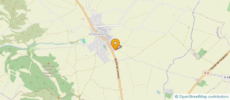 localisation de l'entreprise ANDOROM  VILLASAVARY