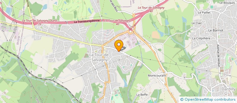 localisation de l'entreprise ANDORRA AUCTION  LA TOUR-DE-SALVAGNY