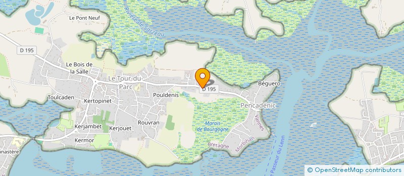 localisation de l'entreprise ANDOSTREA LE FLOCH  LE TOUR DU PARC