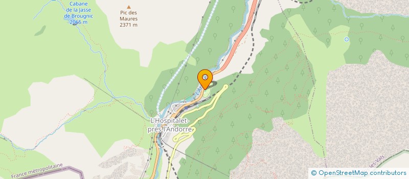 localisation de l'entreprise ANDOTRANS à L'HOSPITALET-PRES-L'ANDORRE