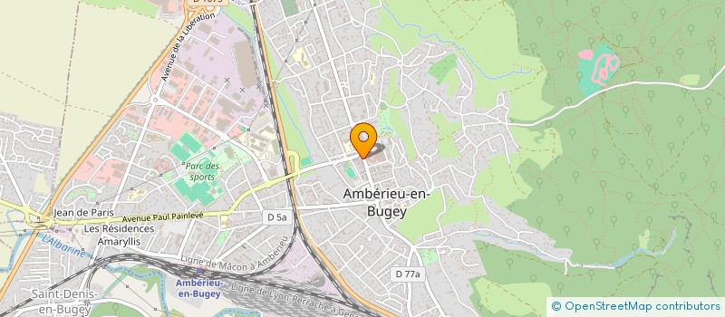 localisation de l'entreprise ANDRADE.APAA  AMBERIEU-EN-BUGEY