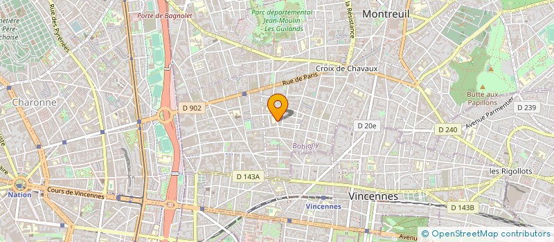 localisation de l'entreprise ANDRADE ET COMPAGNIE à MONTREUIL