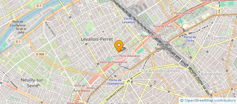 localisation de l'entreprise ANDRADE RENOV CARRELAGES MACONNERIE à LEVALLOIS-PERRET