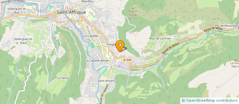 localisation de l'entreprise ANDRAL ELEC à SAINT-AFFRIQUE