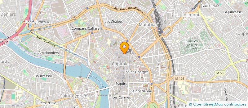 localisation de l'entreprise ANDRAU IMMOBILIER  TOULOUSE