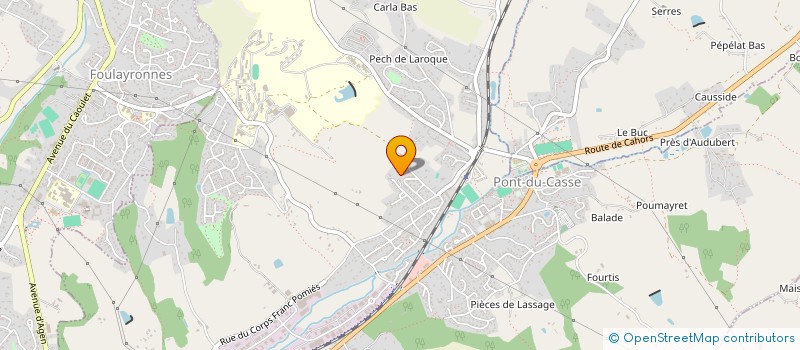 localisation de l'entreprise ANDRAUD RODDE à AGEN