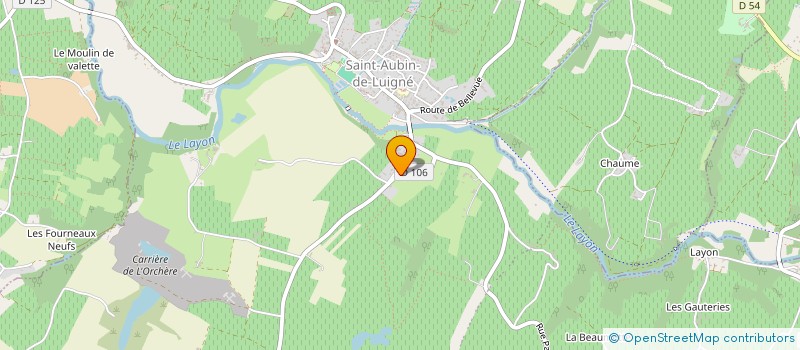 localisation de l'entreprise ANDRAULT VINCENT MENUISERIES à VAL-DU-LAYON