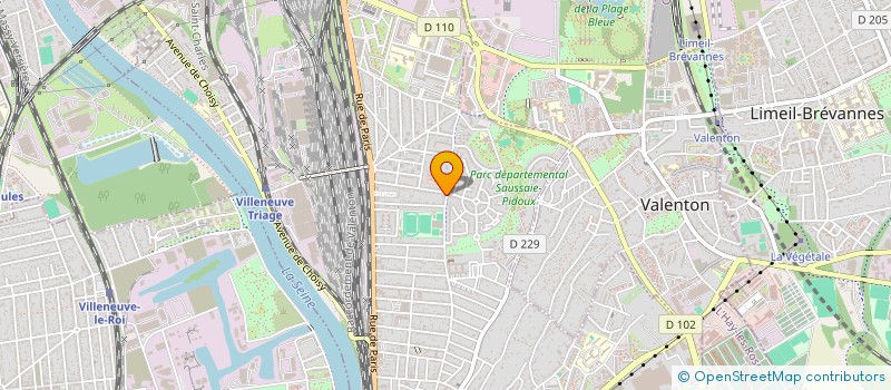 localisation de l'entreprise ANDRAZ  VILLENEUVE-SAINT-GEORGES