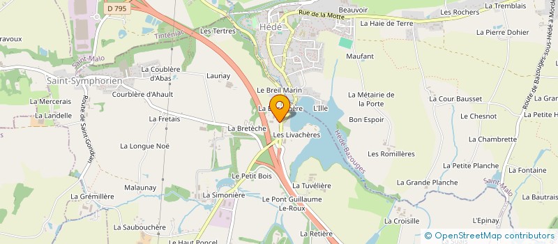 localisation de l'entreprise ANDRE à SAINT-SYMPHORIEN