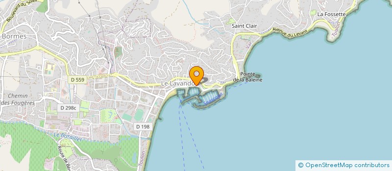 localisation de l'entreprise ANDRE à LE LAVANDOU