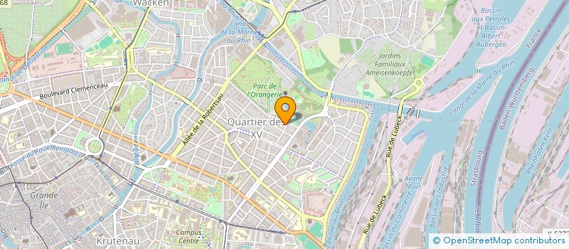 localisation de l'entreprise ANDRE  STRASBOURG