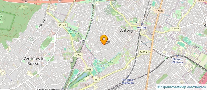 localisation de l'entreprise ANDRE à ANTONY