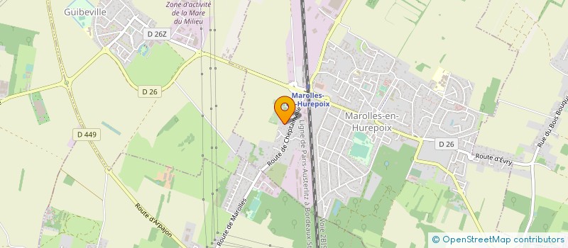 localisation de l'entreprise ANDRE AMYOT  MAROLLES-EN-HUREPOIX