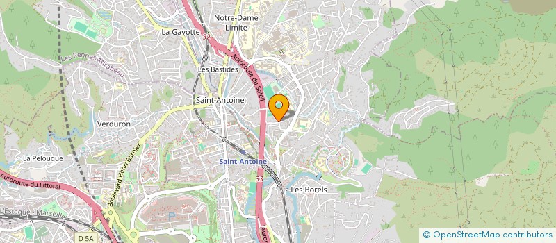 localisation de l'entreprise ANDRE ASSISTANCE  MARSEILLE