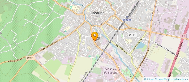 localisation de l'entreprise ANDRE & ASSOCIES à BEAUNE