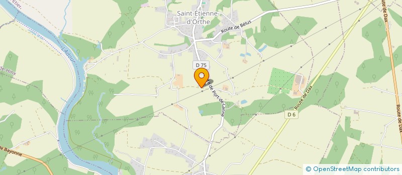 localisation de l'entreprise ANDRE AUGUSTIN  SAINT ETIENNE D'ORTHE