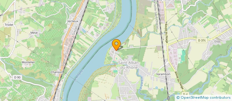 localisation de l'entreprise ANDRE BATAILLARD  SAINT-ALBAN-DU-RHONE