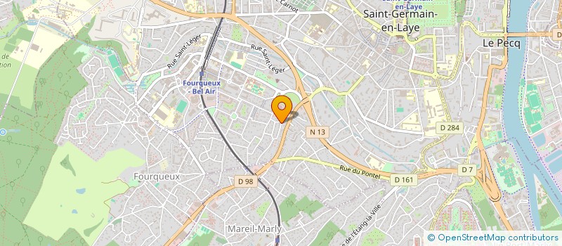 localisation de l'entreprise ANDRE BENTZE CONSEIL  SAINT-GERMAIN-EN-LAYE