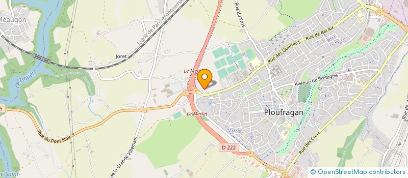 localisation de l'entreprise ANDRE BIDAULT SA  PLOUFRAGAN