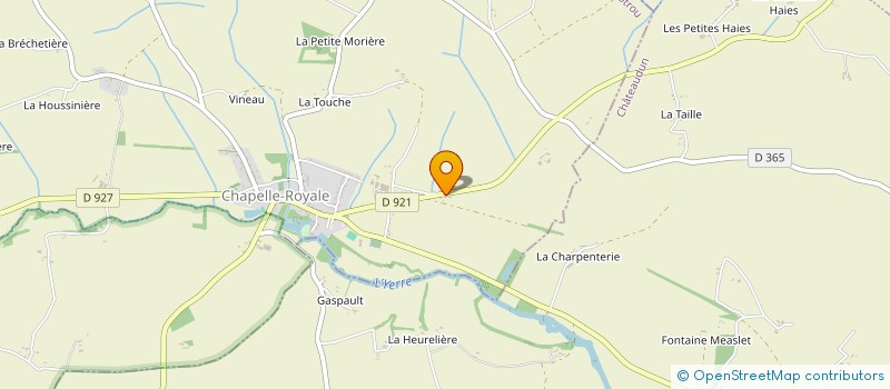 localisation de l'entreprise ANDRE CAJET à CHAPELLE-ROYALE