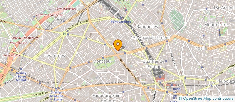 localisation de l'entreprise ANDRE CHENUE ET FILS TRANSPORTS INTERNAT à PARIS