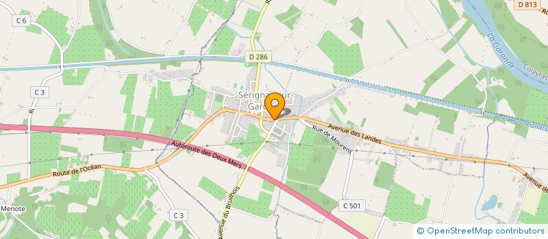 localisation de l'entreprise ANDRE COULEAU ET FILS à SERIGNAC-SUR-GARONNE