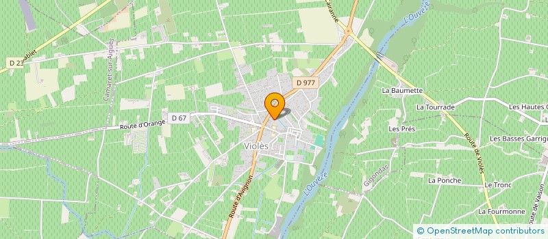 localisation de l'entreprise ANDRE COUTURIER à VIOLES