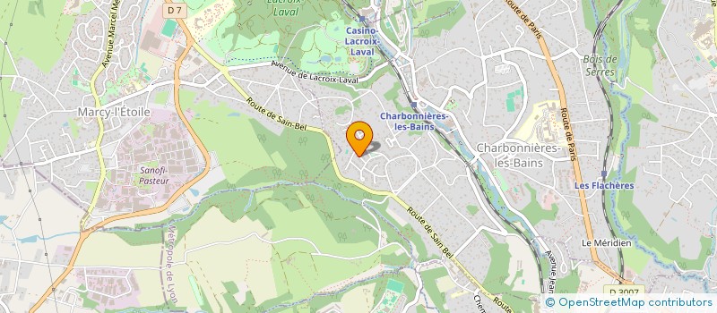 localisation de l'entreprise ANDRE DAHLAB CONSULTING à CHARBONNIERES-LES-BAINS