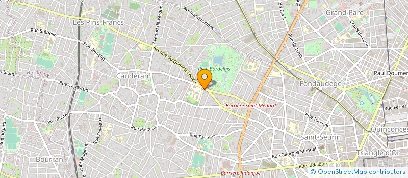 localisation de l'entreprise ANDRE DEMENAGEMENTS CARLE à BORDEAUX