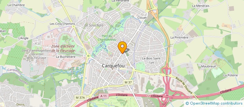 localisation de l'entreprise ANDRE DIBLAN à CARQUEFOU