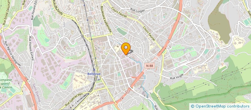 localisation de l'entreprise ANDRE DISTRIBUTION  SAINT-ETIENNE