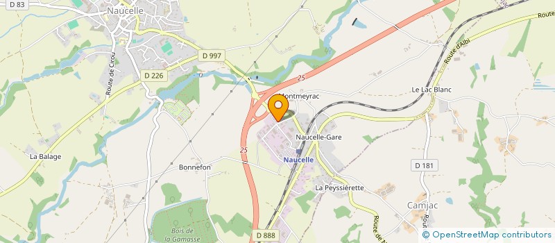 localisation de l'entreprise ANDRE ELEC  NAUCELLE