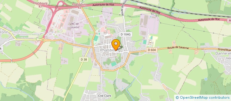 localisation de l'entreprise ANDRE GERARD VIKTOR ANDRE  PHALSBOURG