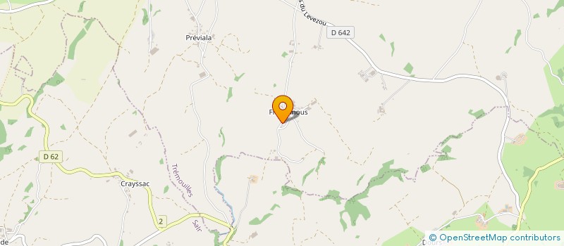 localisation de l'entreprise ANDRE GRIMAL  LE VIBAL