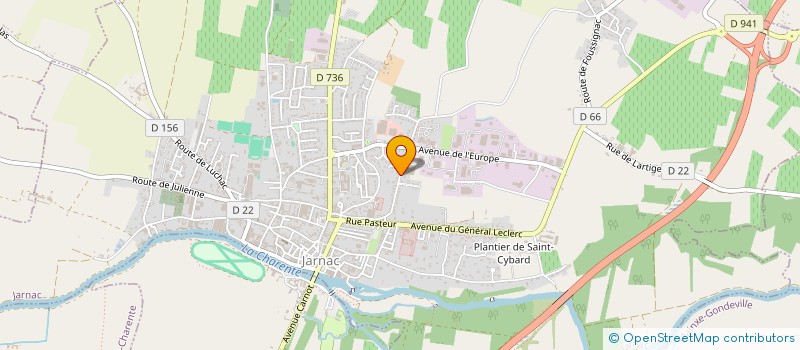 localisation de l'entreprise ANDRE IMMO à JARNAC
