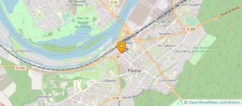 localisation de l'entreprise ANDRE IMMOBILIER  POISSY