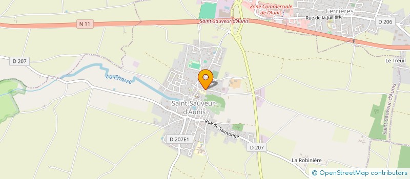 localisation de l'entreprise ANDRE IMMOBILIER  SAINT-SAUVEUR-D'AUNIS