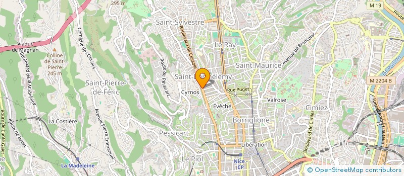 localisation de l'entreprise ANDRE INDIVISION  NICE