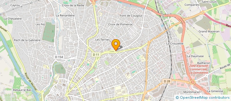 localisation de l'entreprise ANDRE INVEST à BEZIERS