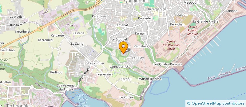 localisation de l'entreprise ANDRE JARDIN MARIN  BREST