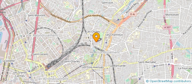 localisation de l'entreprise ANDRE JARDINS à MARSEILLE