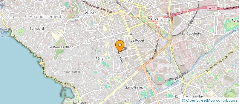 localisation de l'entreprise ANDRE JASSAUD CONSEIL RECRUTEMENT à MARSEILLE