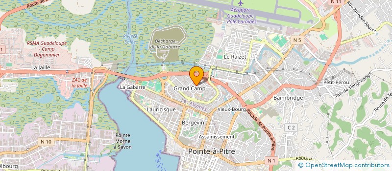 localisation de l'entreprise ANDRE JEAN à LES ABYMES