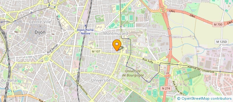 localisation de l'entreprise ANDRE JEAN COURT  DIJON