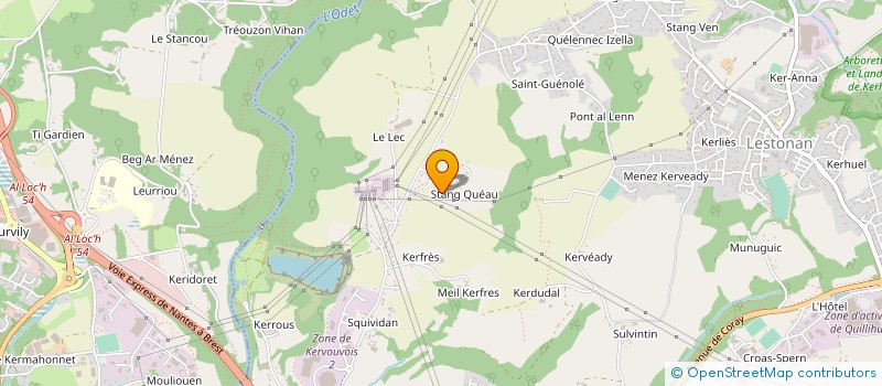 localisation de l'entreprise ANDRE LE MENN  ERGUE-GABERIC