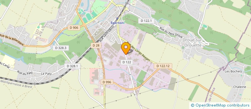 localisation de l'entreprise ANDRE & LE ROUILLE à EPERNON
