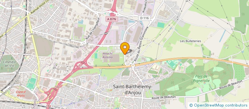 localisation de l'entreprise ANDRE LEHUE à SAINT-BARTHELEMY-D'ANJOU